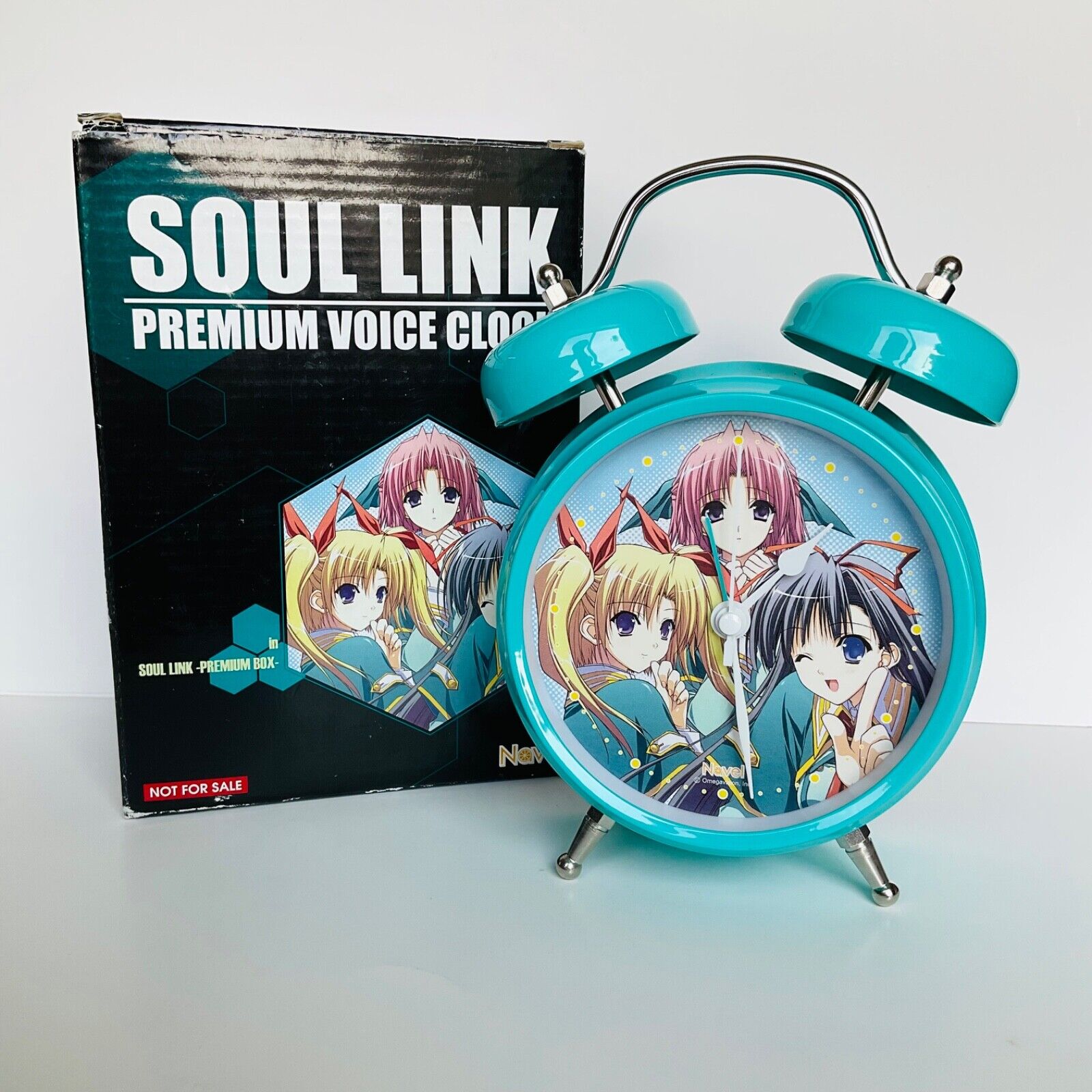 Soul Link Premium Voice Clock Alarm Promo Rare Anime Navel - Nao - Sayaka - Aki