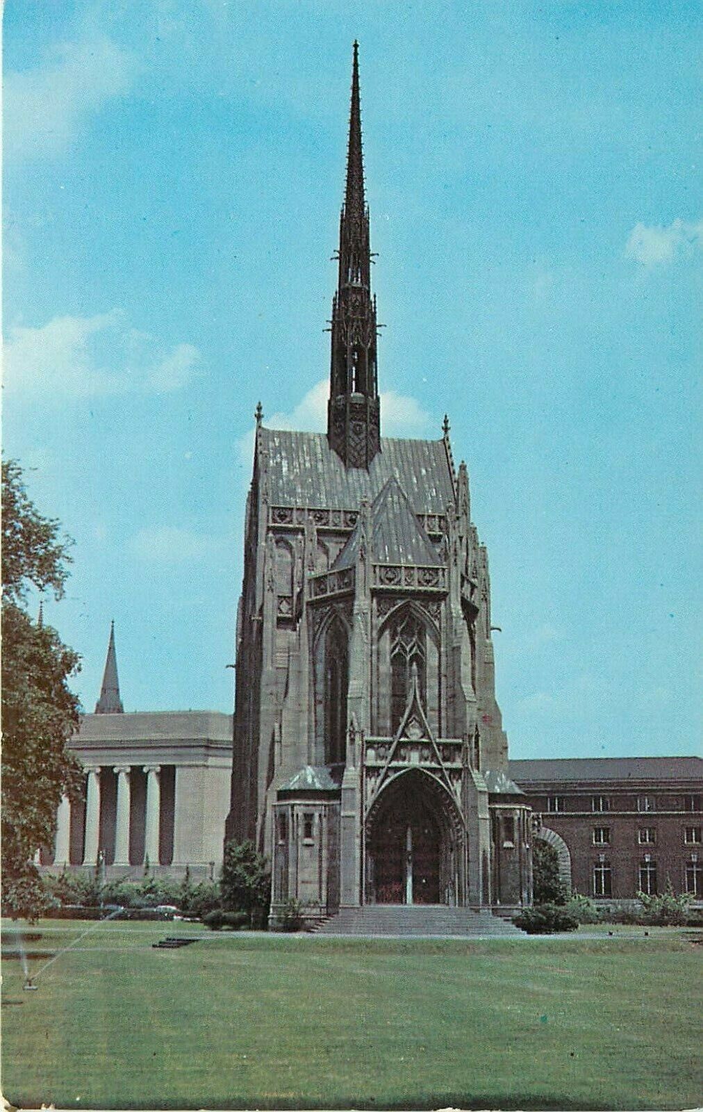 Heinz Memorial Chapel Pittsburgh Pennsylvania PA Postcard