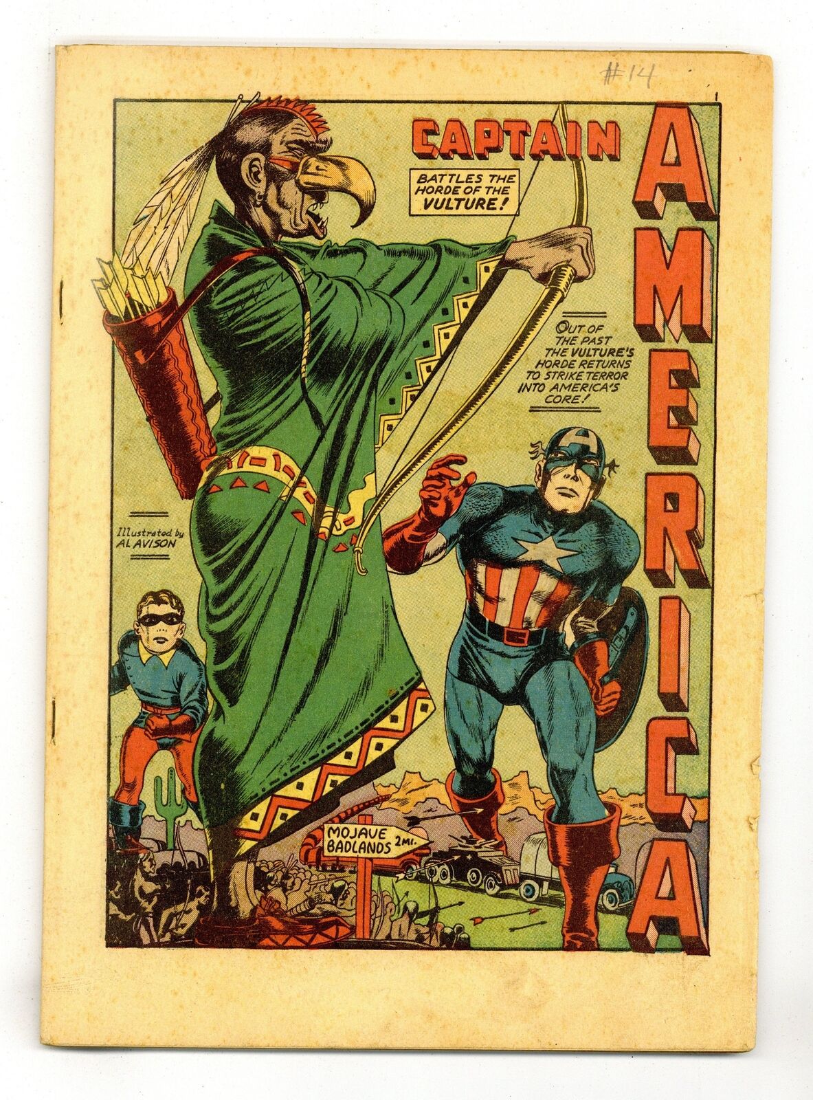 Captain America Comics #14 Coverless 0.3 1942