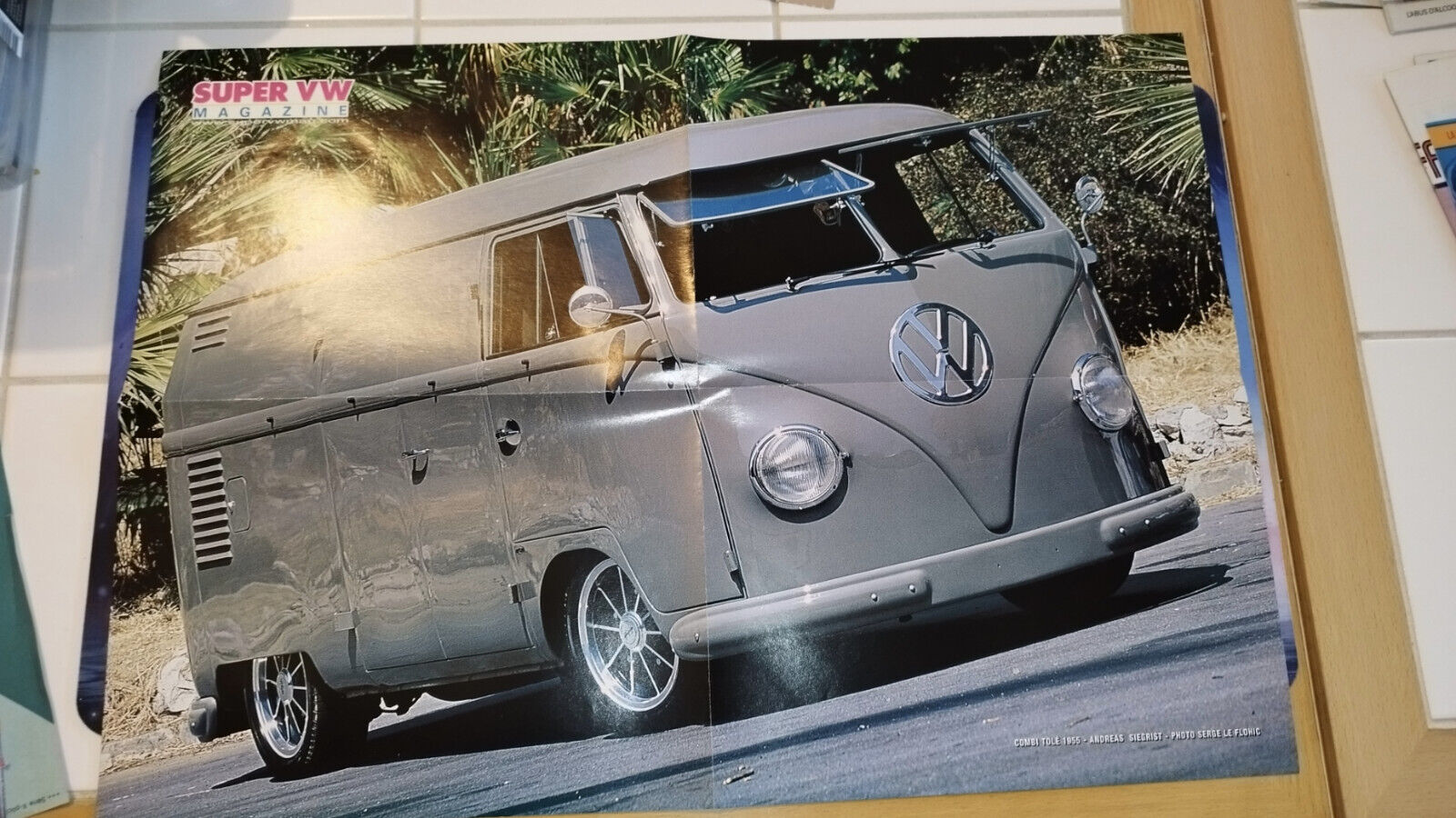Vintage Super VW magazine poster Volkswagen combi andreas cox cal-look