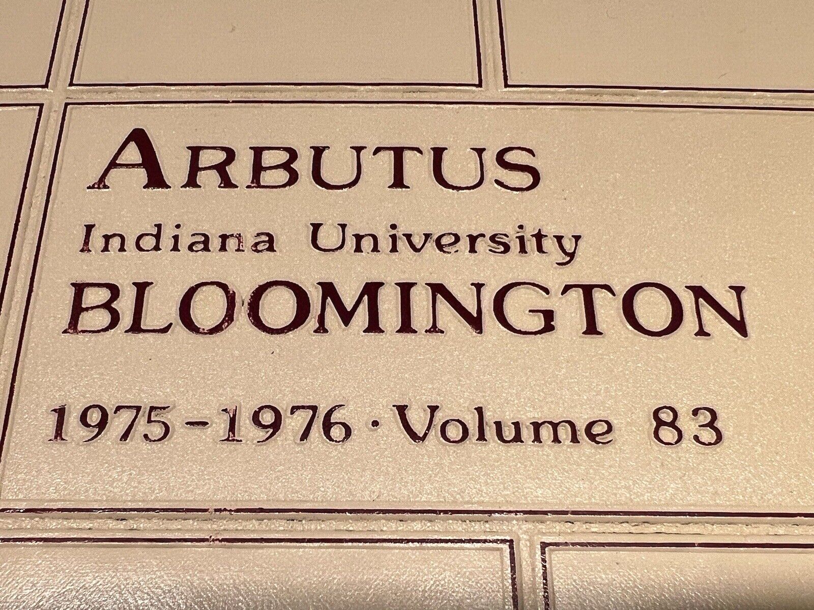 Arbutus IU Bloomington Yearbook Undefeated Season NCAA Knight 75/76 Hoosiers