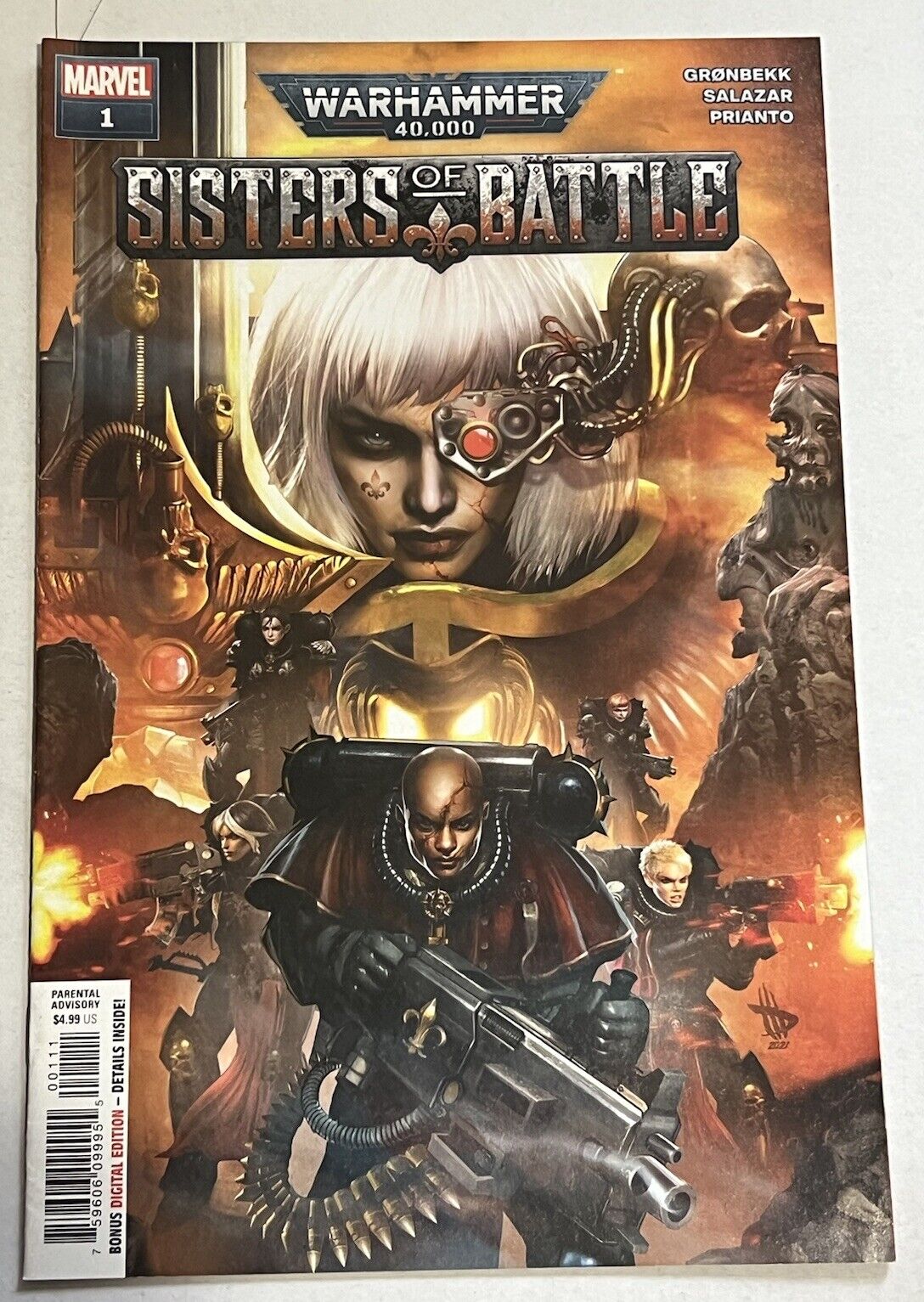Warhammer 40000 Sisters Of Battle #1 Cover A Marvel Comic Book