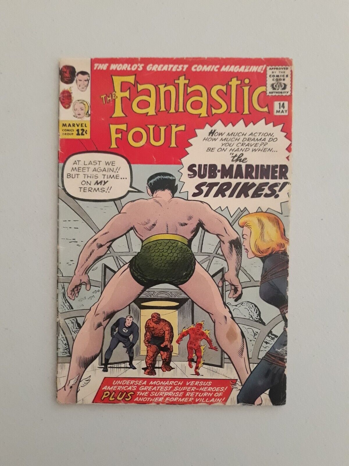 Fantastic Four 14 Submariner Marvel Comics 1963