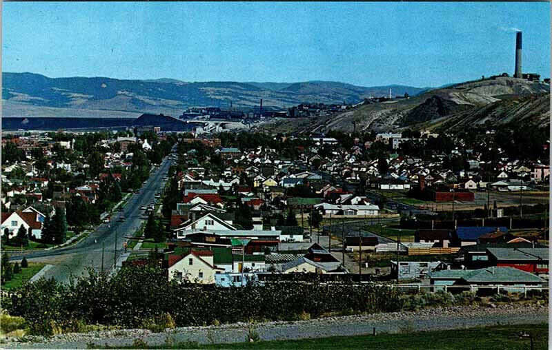 Postcard FACTORY SCENE Butte Montana MT AL9253