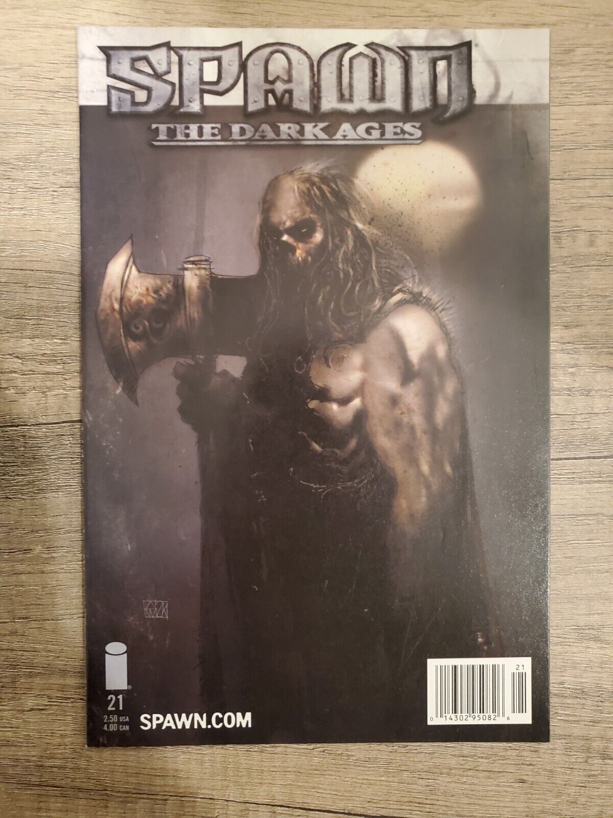 Spawn Dark Ages #21 Newsstand 1:100 Rare 222 Copies Image Comics 2001 Ghost Book