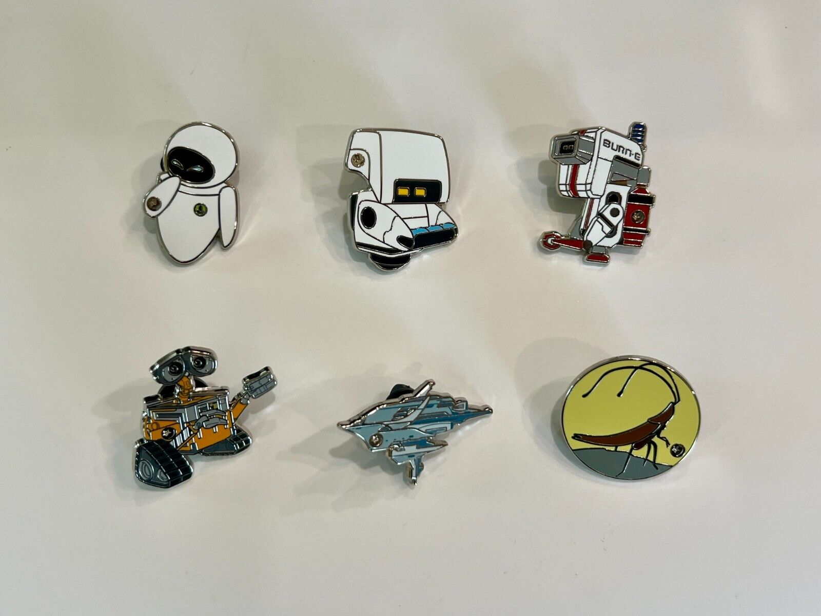2024 WDW Hidden Disney Complete 6 Pin Set - WALL-E WITH CHASER