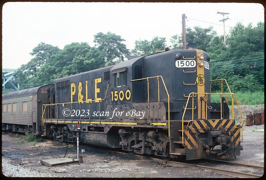 P&LE Pittsburgh & Lake Erie GP7 1500 Original Kodachrome Slide