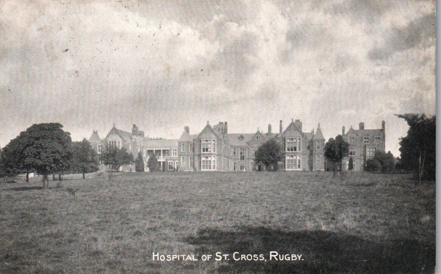 Rugby England Hospital of St. Cross Vintage 1907 Postcard