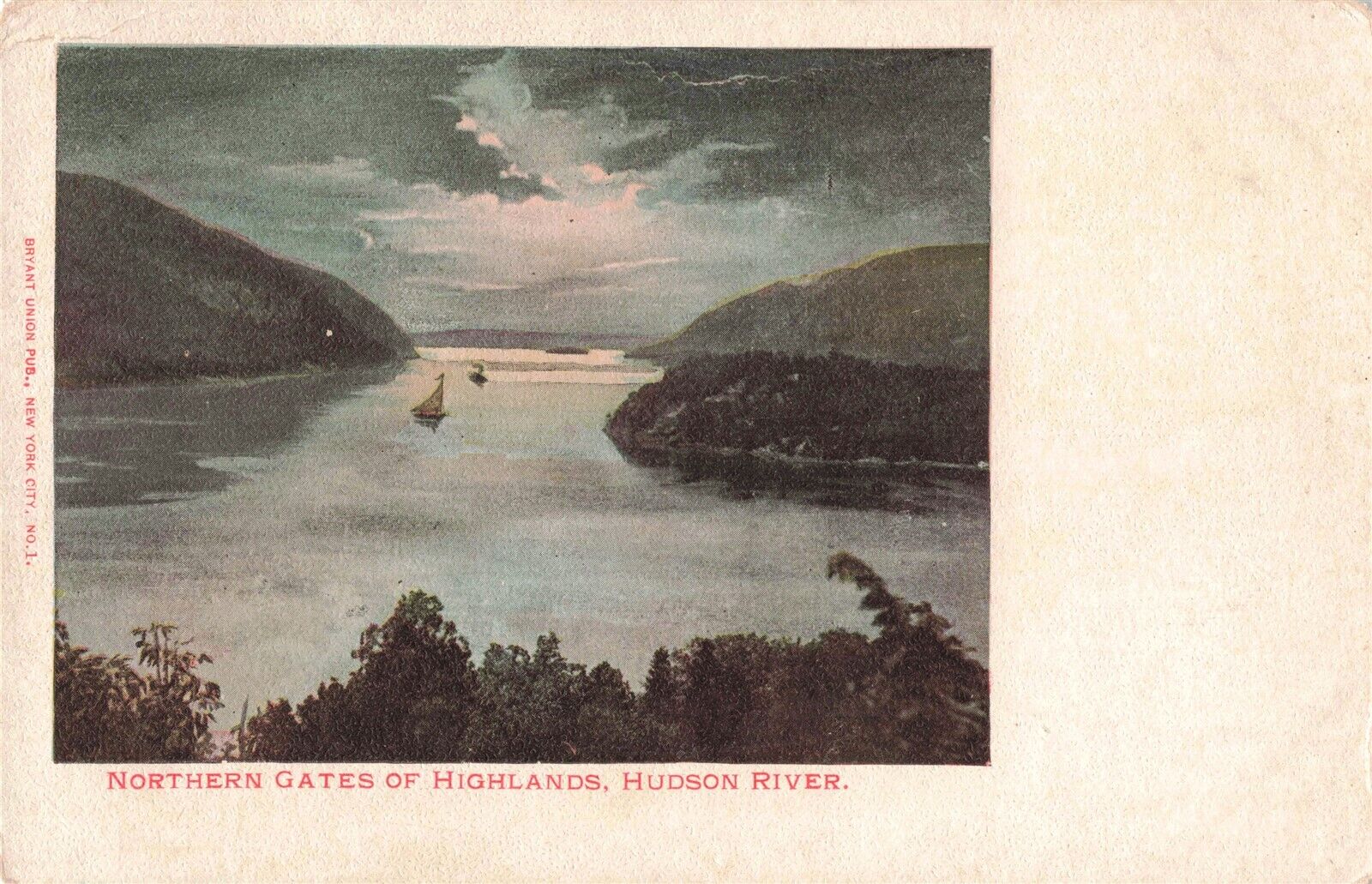 Northern Gates of Highlands NY 1901 Postcard B490