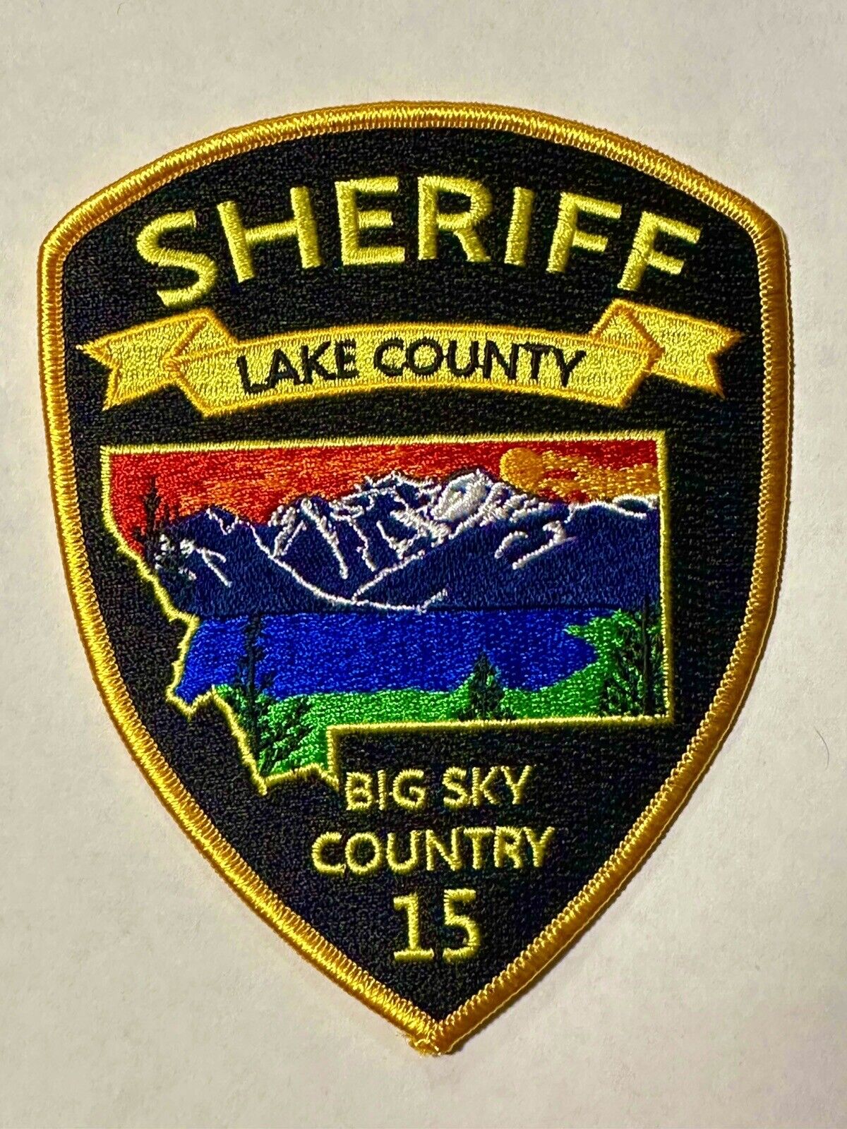 Lake County Sheriffs Department Montana Police Patch