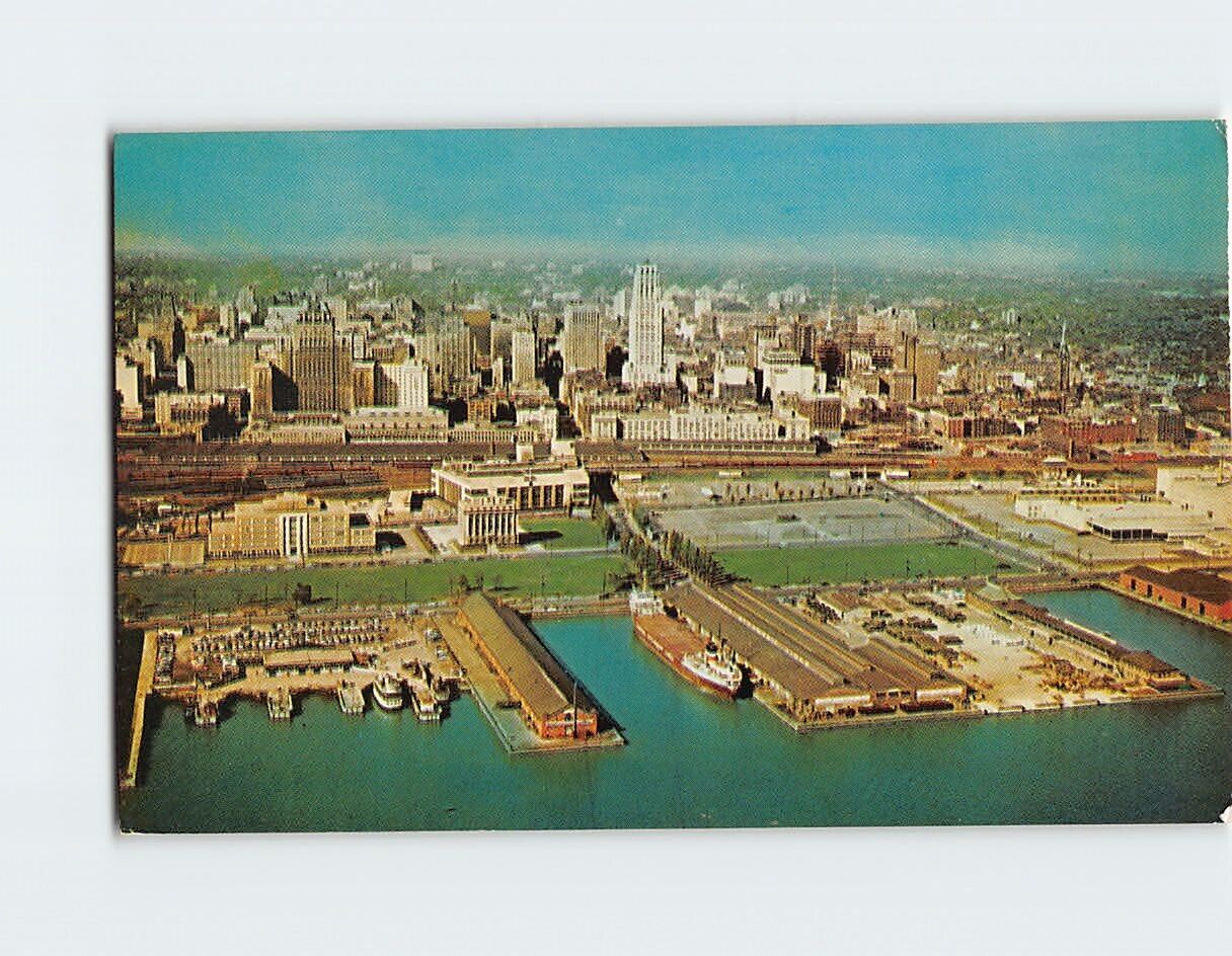 Postcard Aerial View of Toronto Ontario Canada