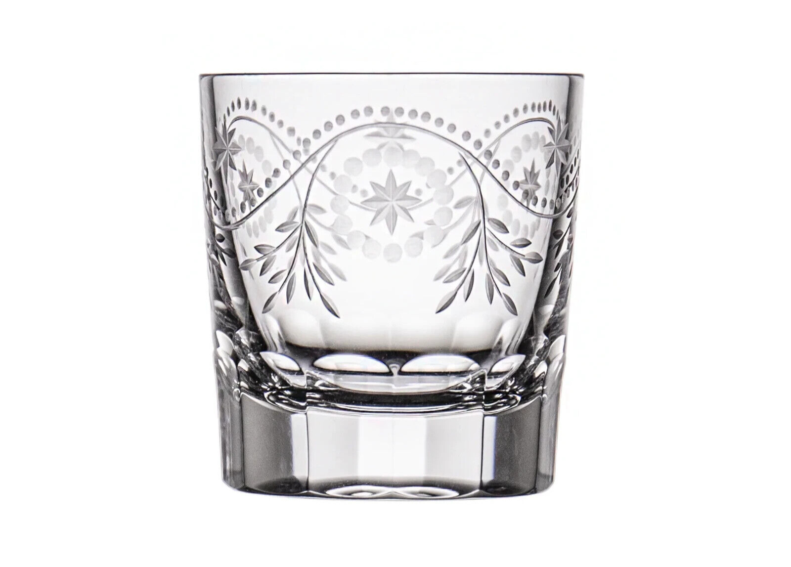 William Yeoward Jenkins Bunny Shot Glass Etched Engraved Crystal