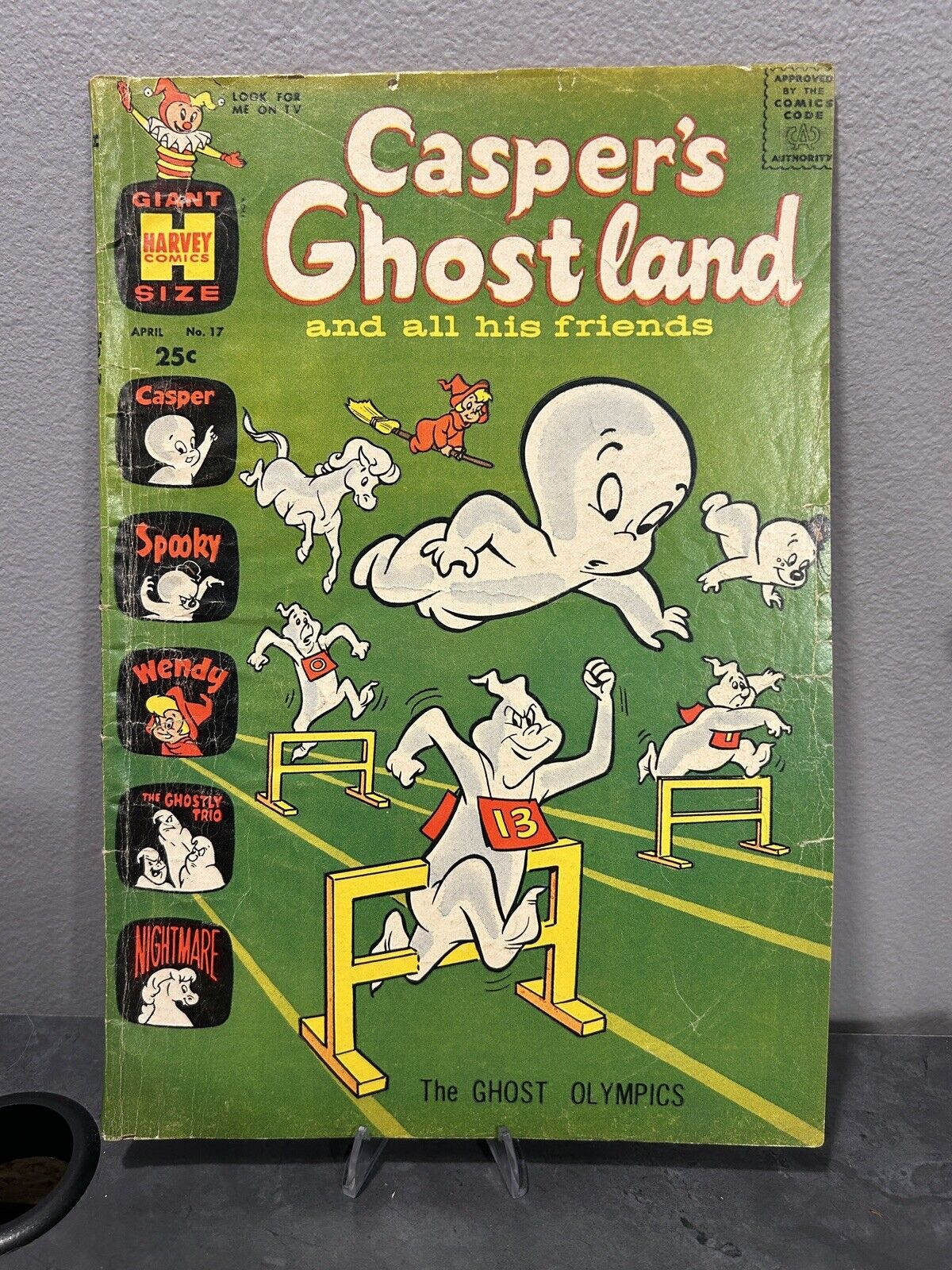 Casper\'s Ghostland #17 VG 1963 Stock Image Low Grade