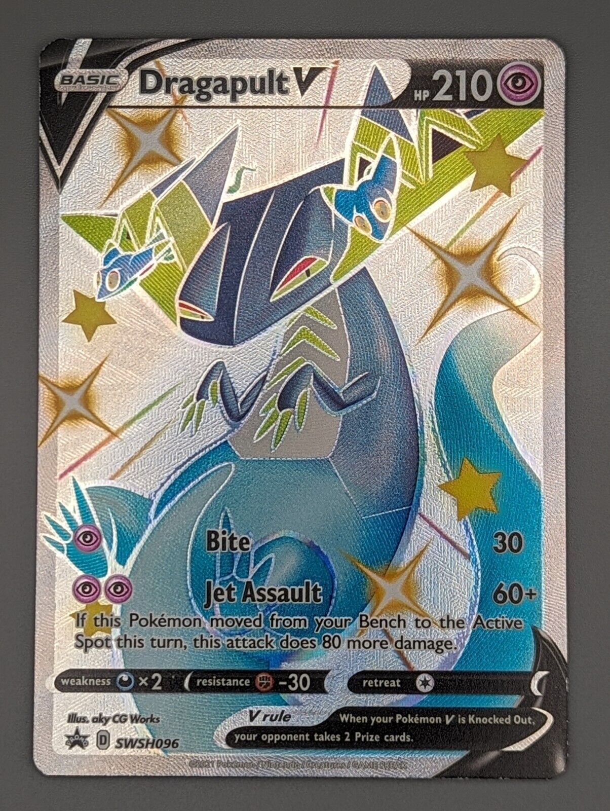 Dragapult V SWSH096 Black Star Promo Pokemon Card