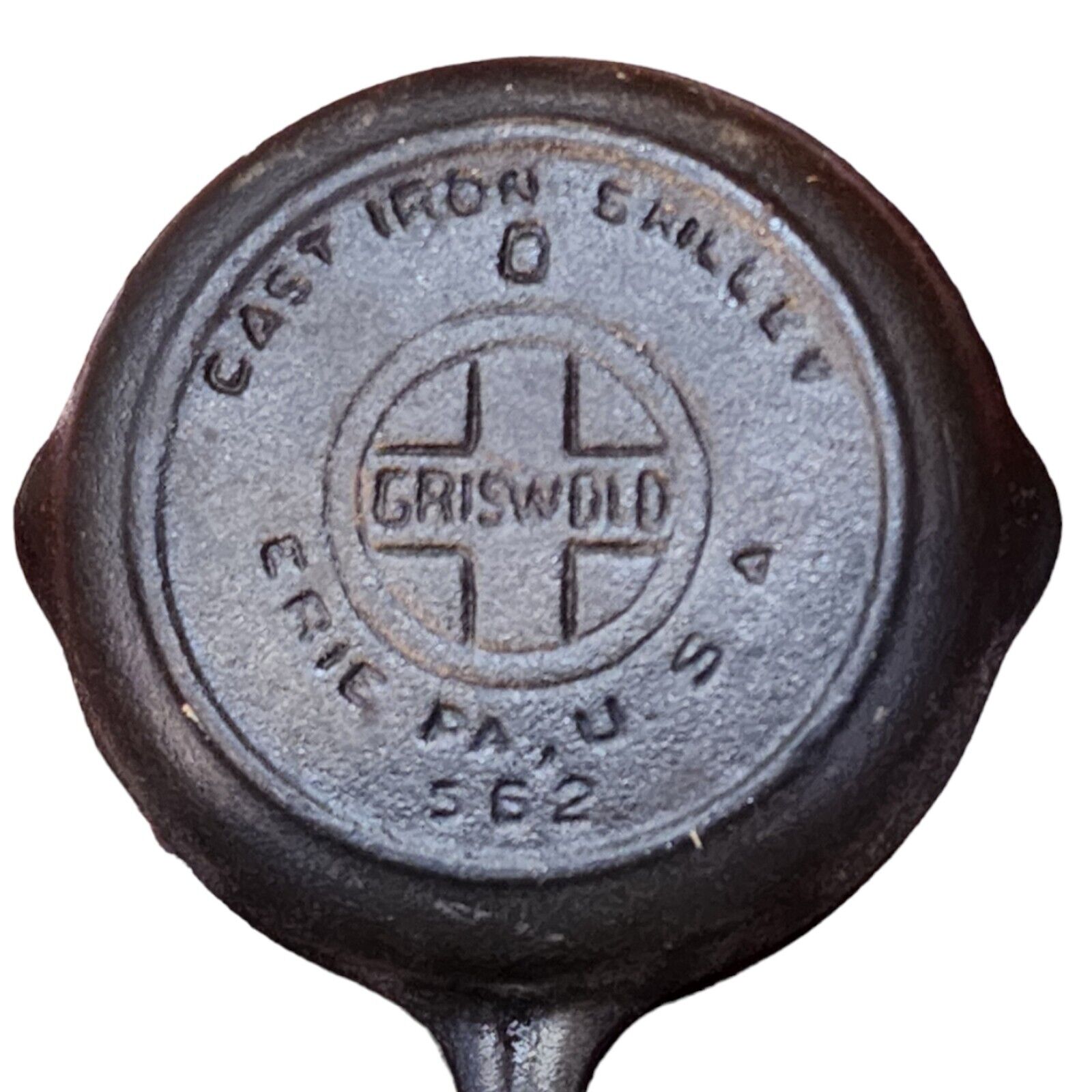 Vintage Griswold #0 Cast Iron Skillet Heat Ring Rare Cast Iron 