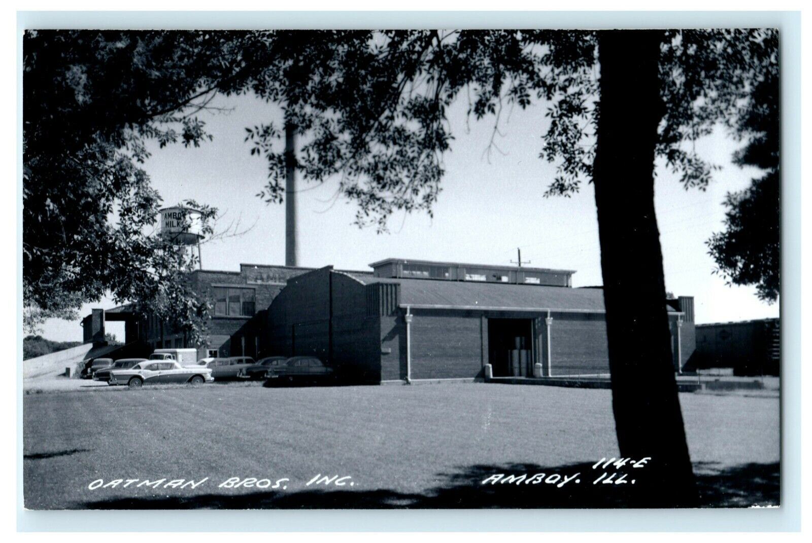 Oatman Bros. Inc. Amboy Illinois c1960's RPPC Photo Vintage Antique Postcard