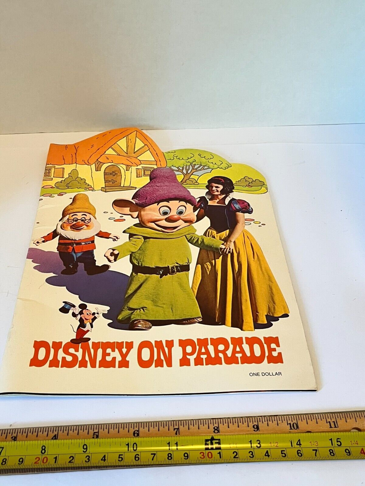 Disney on Ice Program Vintage 1971 Norfolk Scope Snow White and 7 Dwarfs Cover