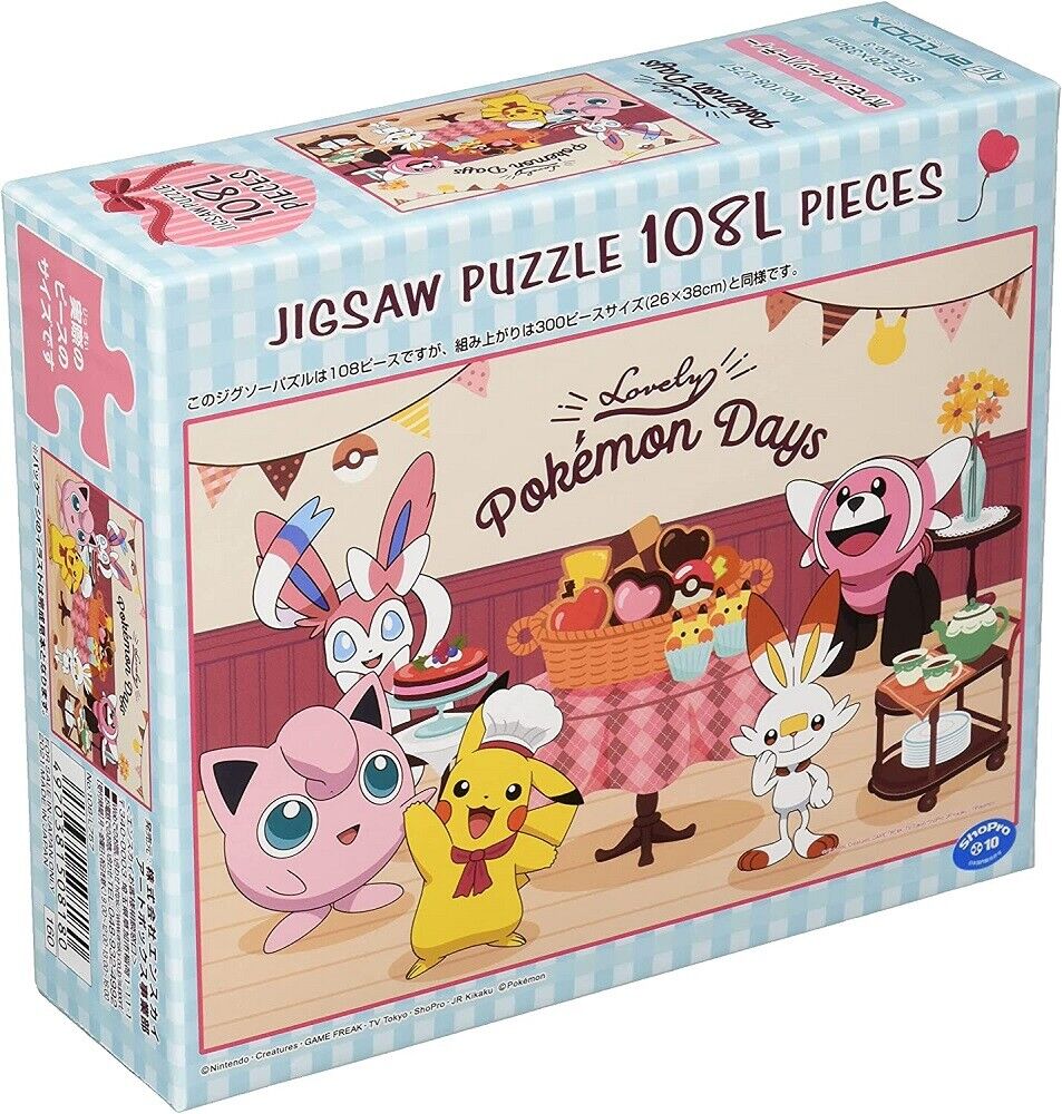Ensky Pokémon Jigsaw Puzzle \'Sweets Party\' (108 Large Pieces) USA Seller