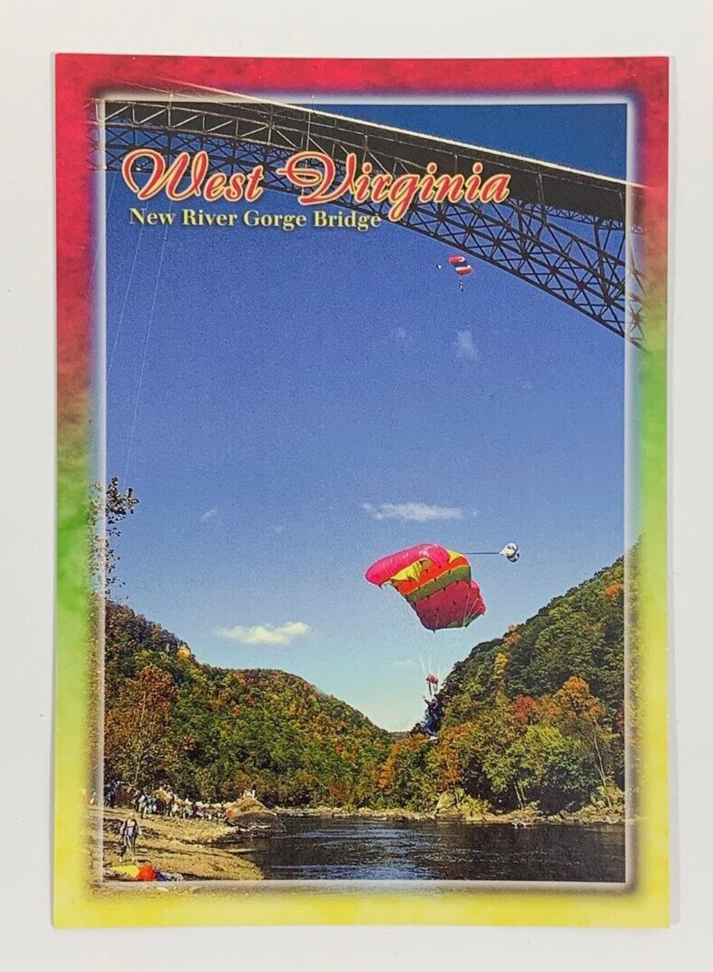 New River Gorge Bridge West Virginia Postcard Unposted