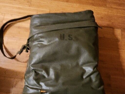 VINTAGE KOREAN WAR MILITARY 5 GALLON WATER CAN GREEN JERRY INSULATED COOLER BAG