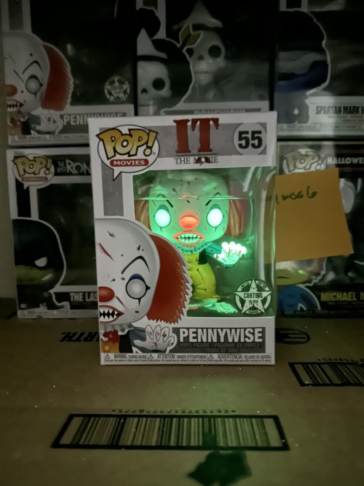 Trapper Custom Bloody GITD Funko Pop Movies IT The Movie 55 Pennywise