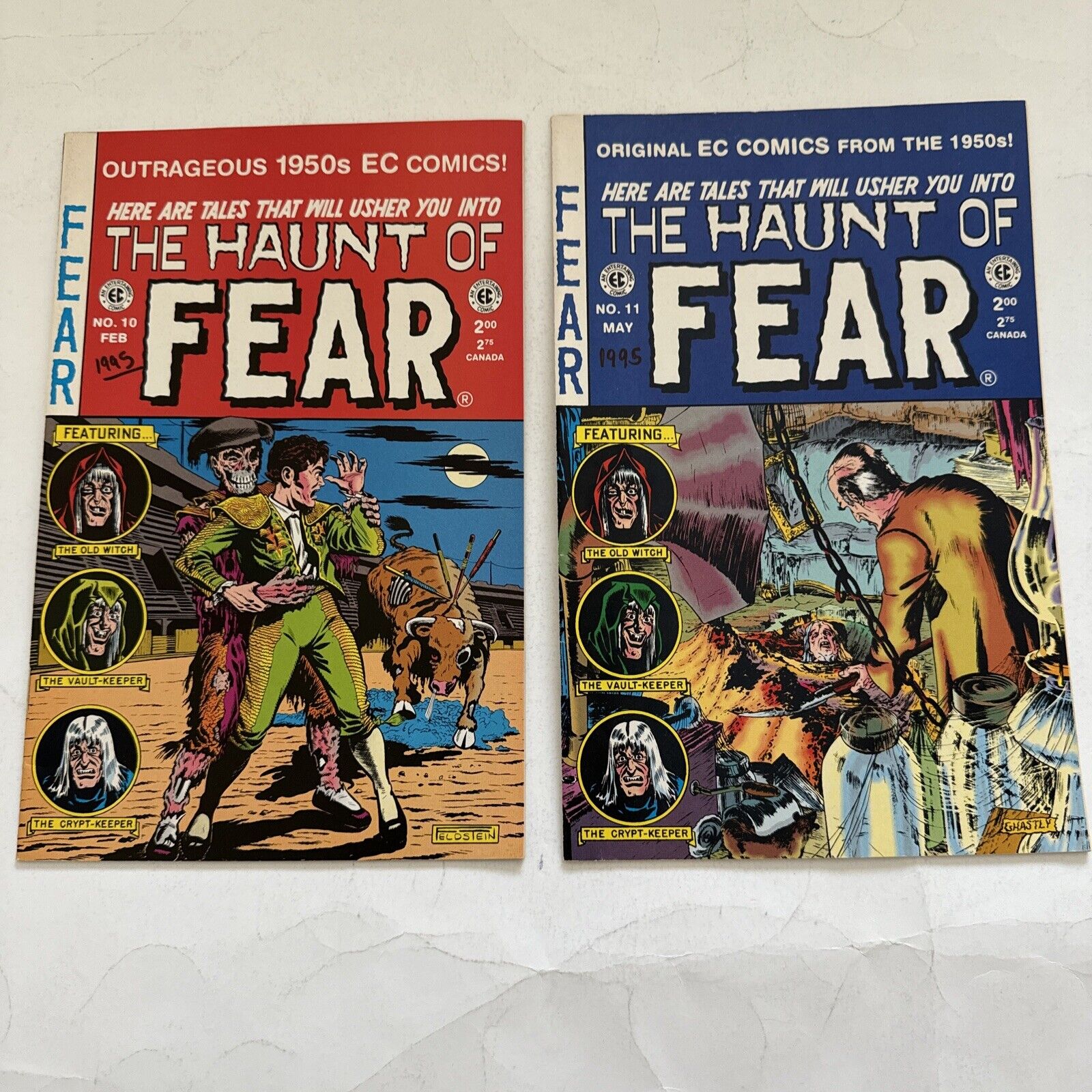 EC Comics Reprints — Haunt of Fear 10 & 11 — 1995