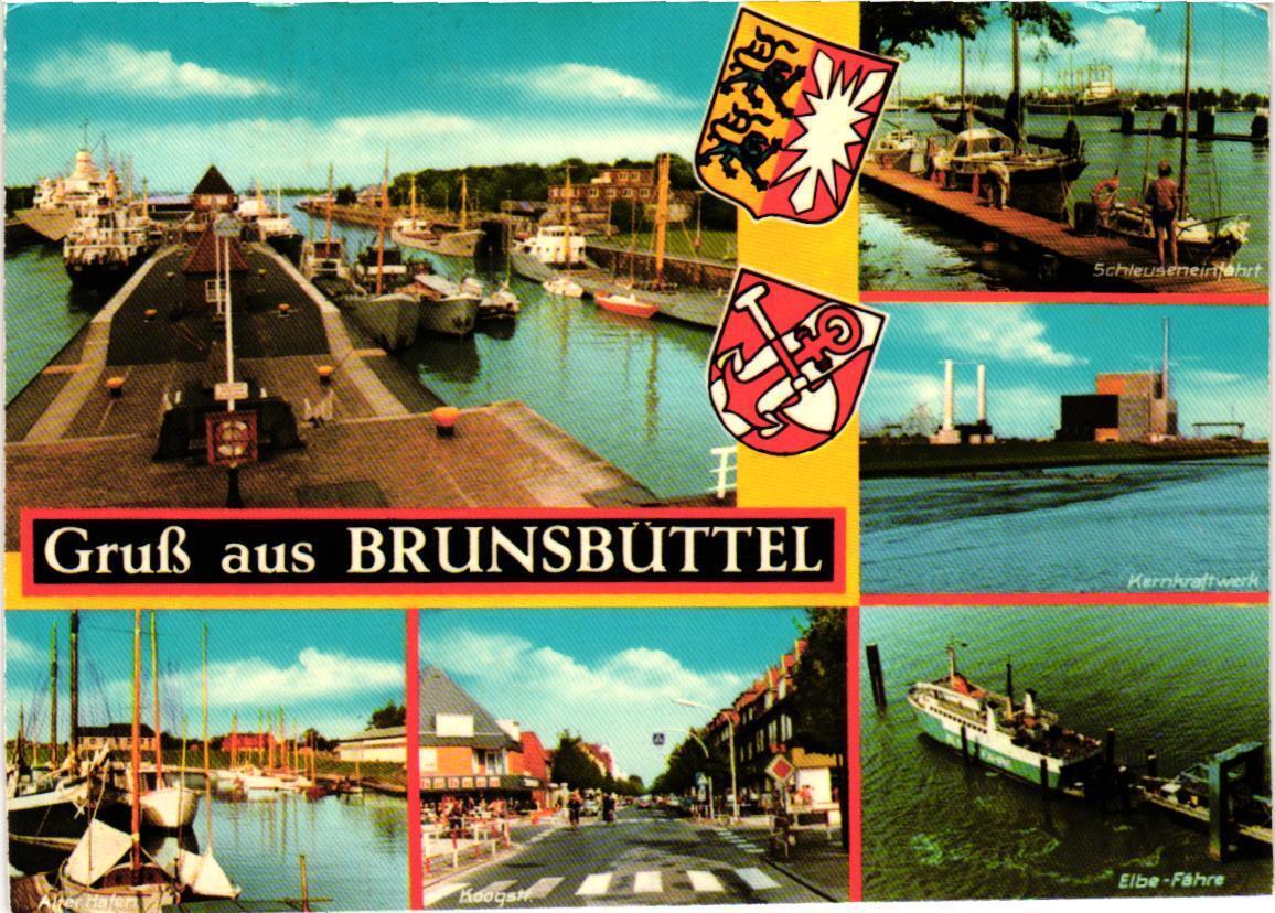 Grub aus Brunsbuttel Germany Postcard