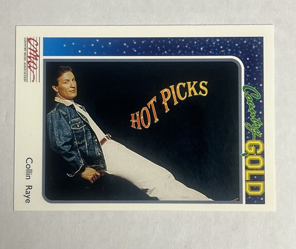 Collin Raye 1992 Sterling CMA Country Gold Trading Card #10 Hot Picks