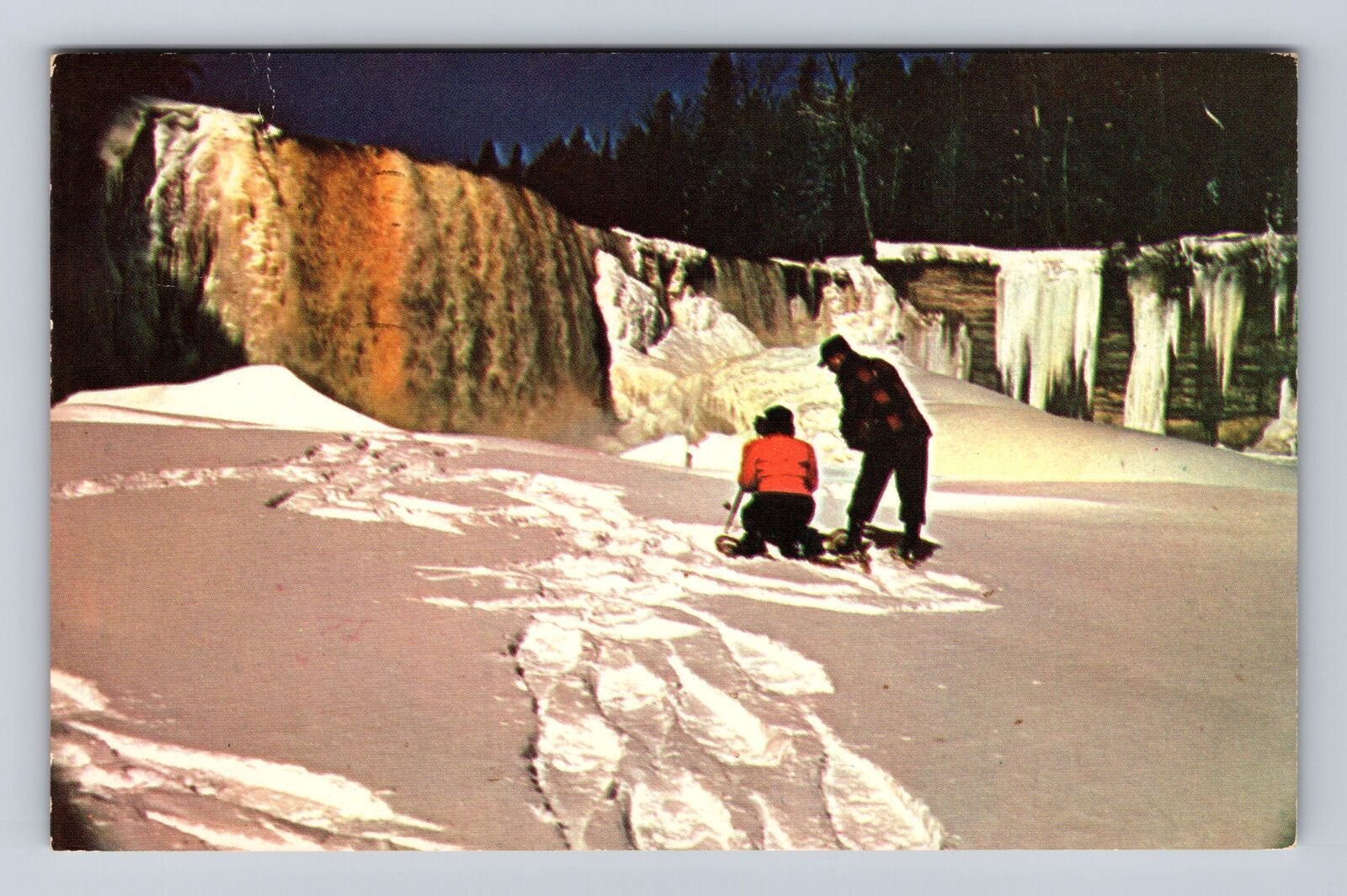 MI-Michigan, Upper Falls Of The Tahquamenon River, Vintage c1960 Postcard