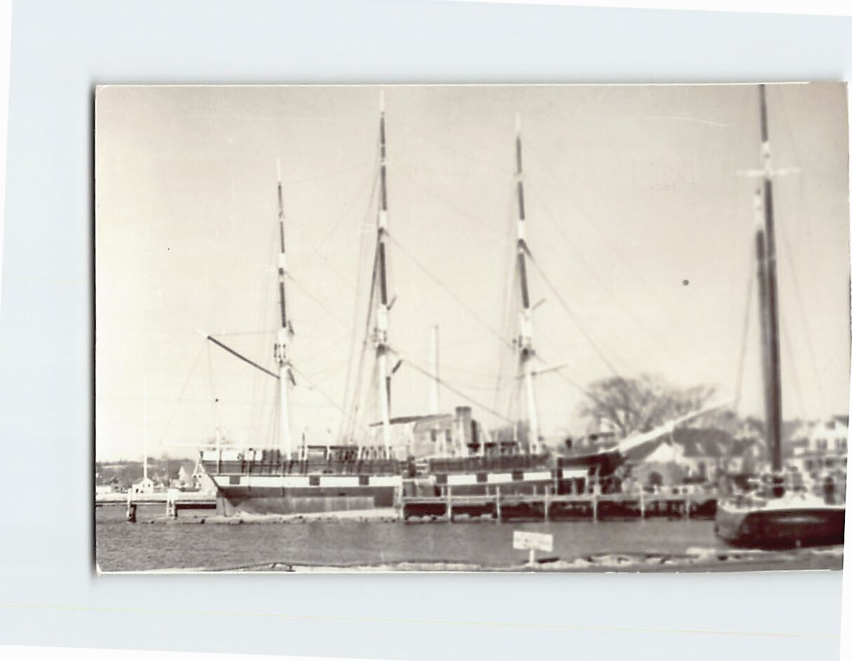 Postcard Boats in the Dock Scene