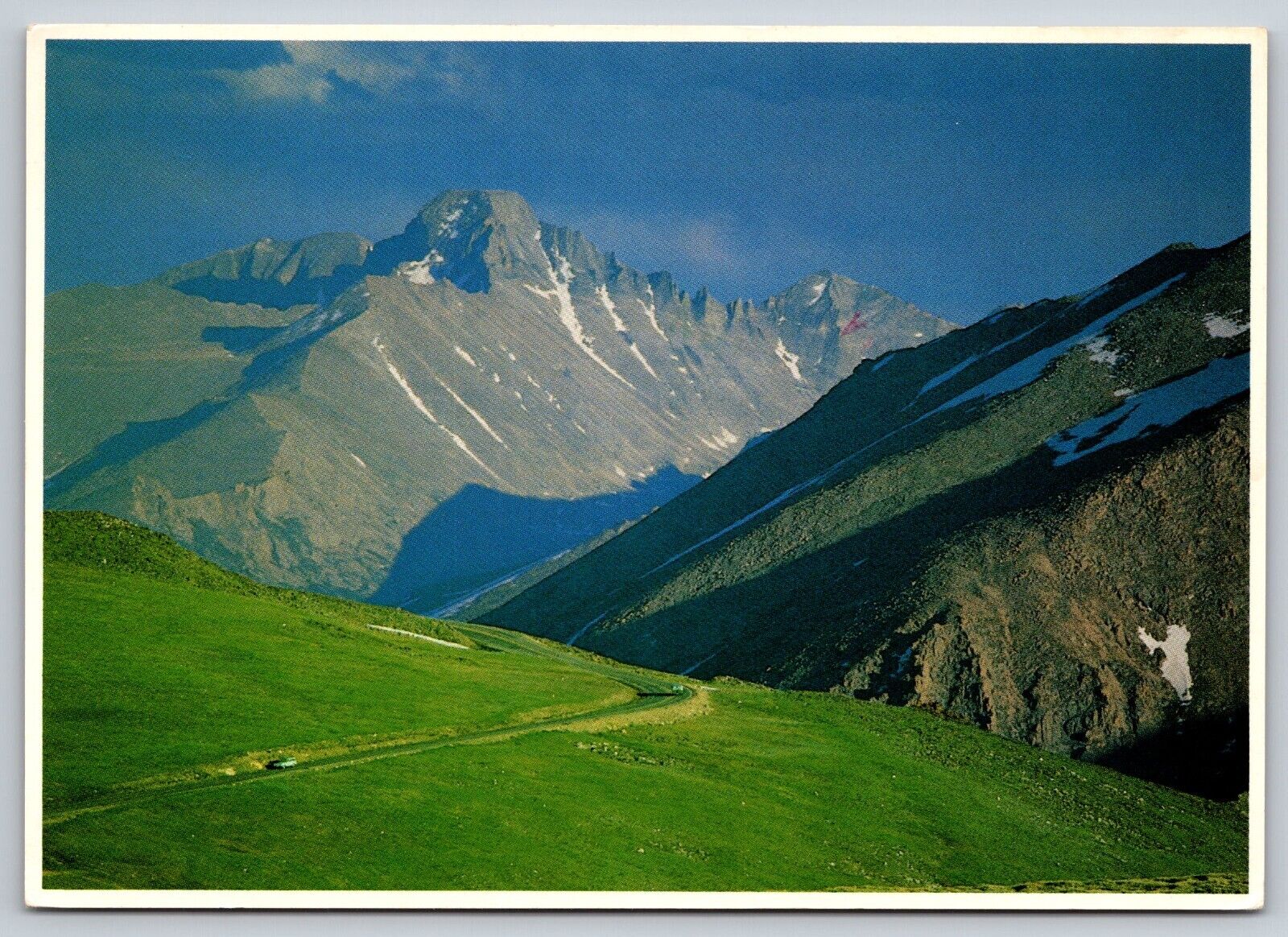 Postcard Colorado Rocky Mountain National Park Longs Peak c1987 9Q