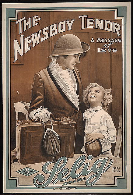 Photo:The newsboy tenor A message of love.