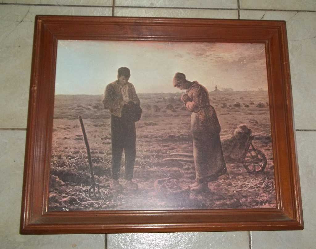 Beautiful Vintage Framed Print of The Gleaners 19.5\