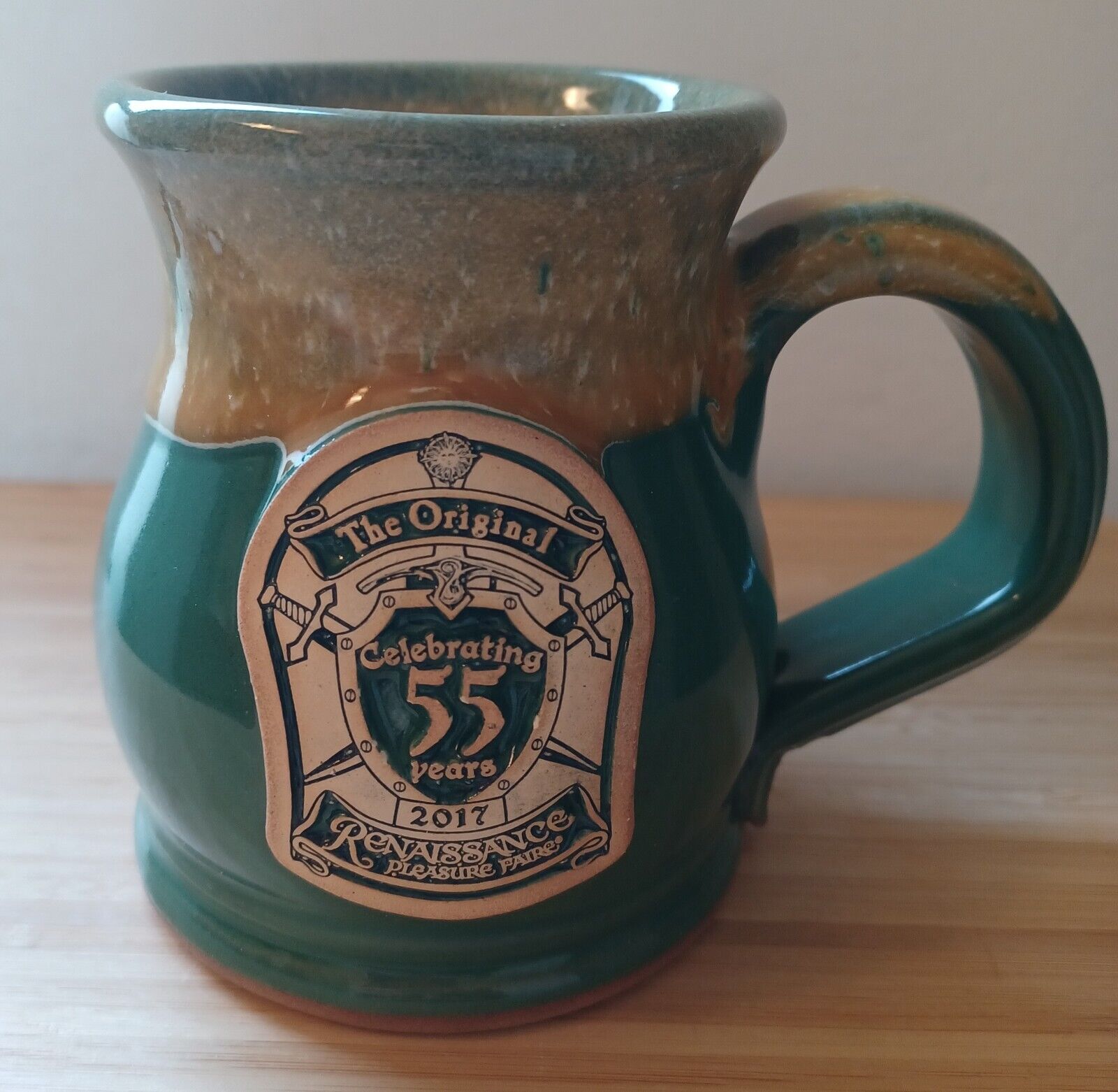 2017 Renaissance Pleasure Faire Mug / Grey Fox Pottery / Coffee Tea Gift