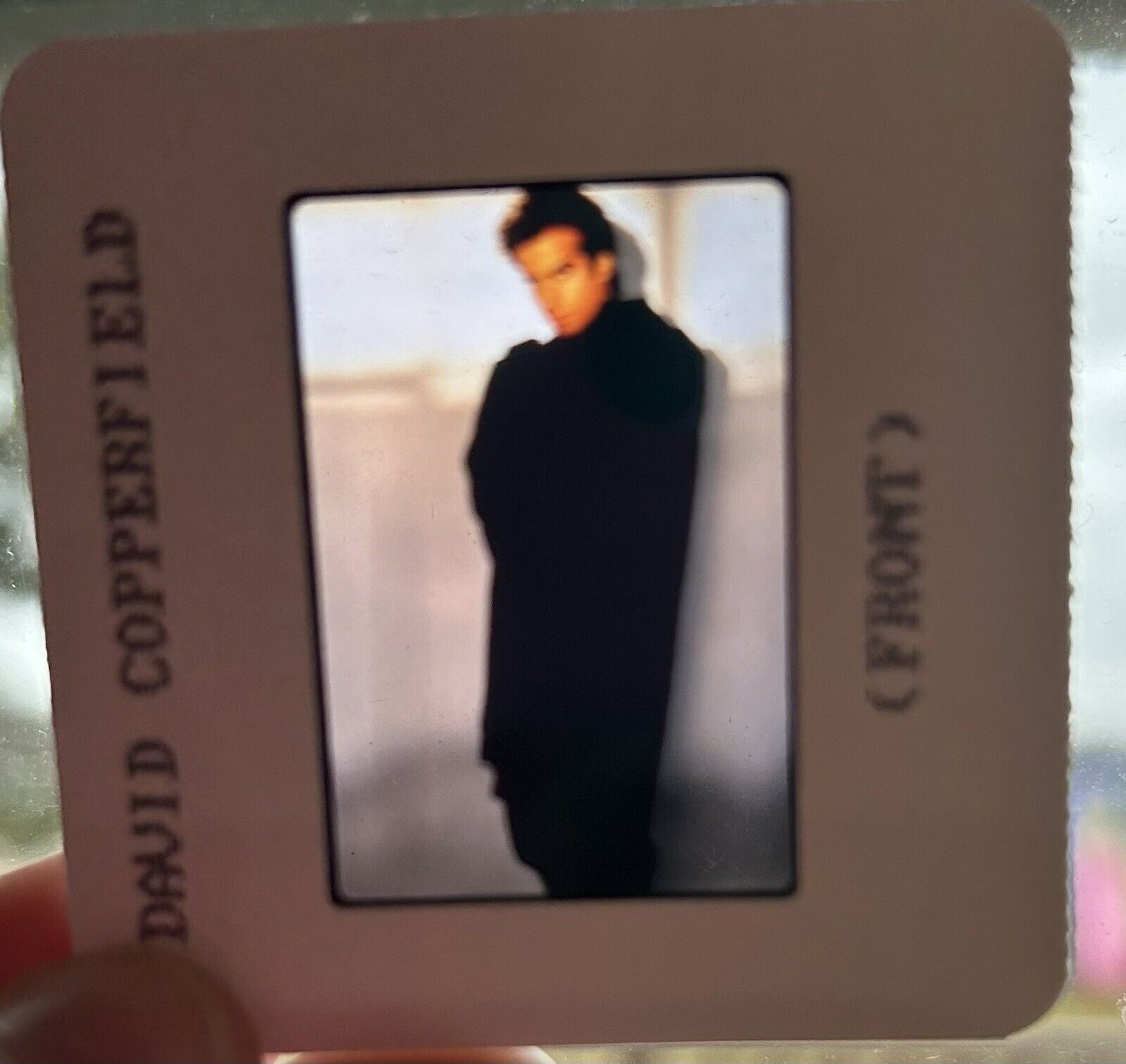Vintage David Copperfield Standing 35 mm Press Release Slide Photo 35mm