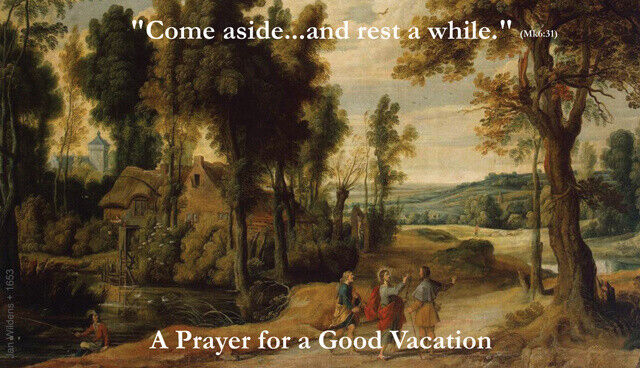 Prayer for a Good Vacation, Prayer Card 10-pack, plus Two Free Bonus Cards