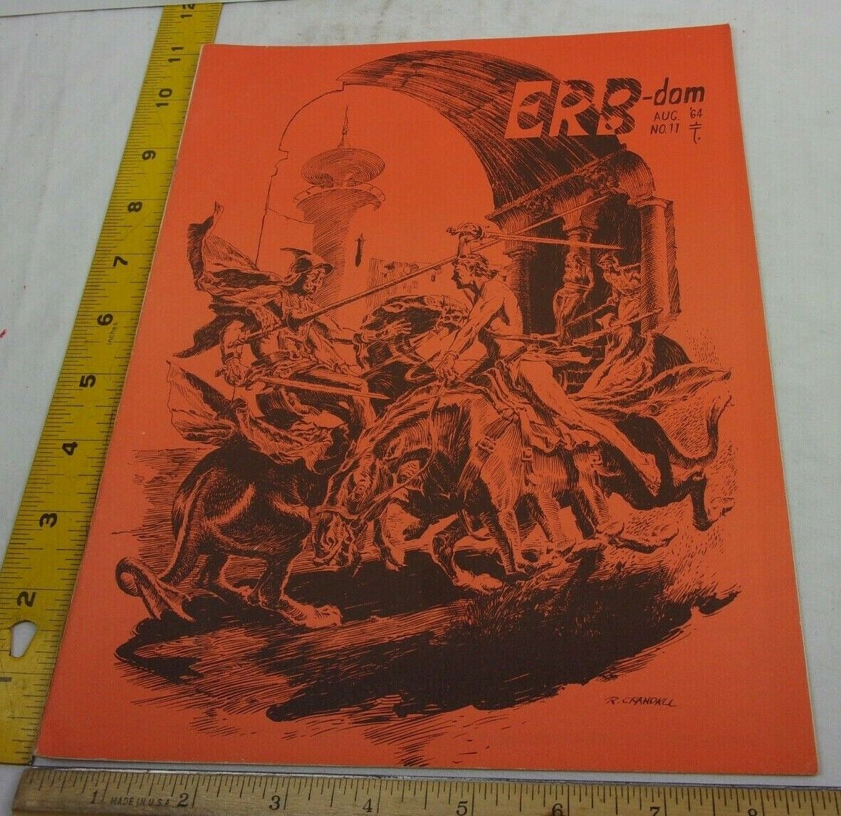 ERB-dom 11 Edgar Rice Burroughs fanzine 1964 VF+ Reed Crandall art Tarzan