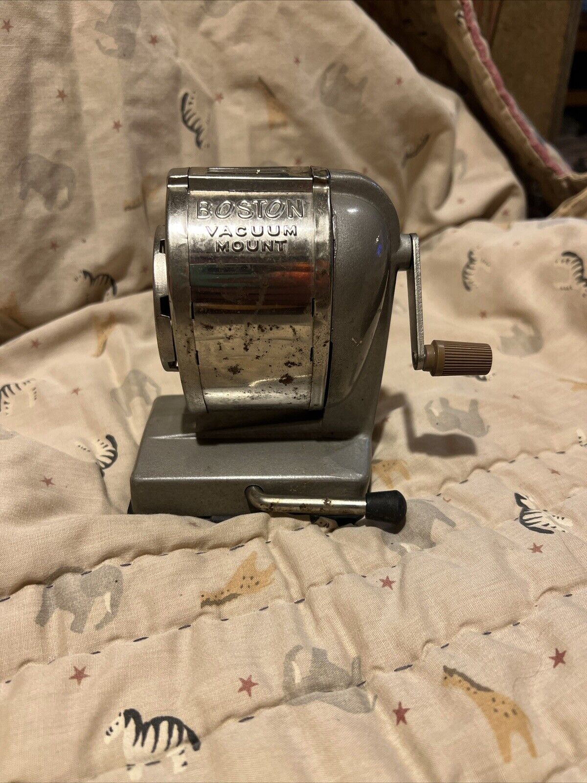 vintage boston vacuum mount pencil sharpener