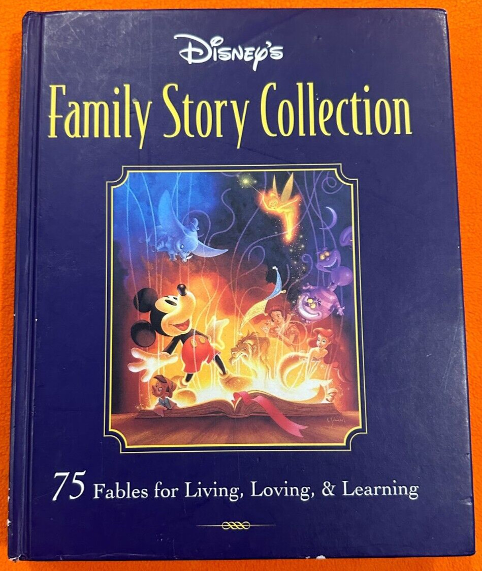 Disney's Family Story Collection Hardcover 75 Fables For Living Loving & Learnin
