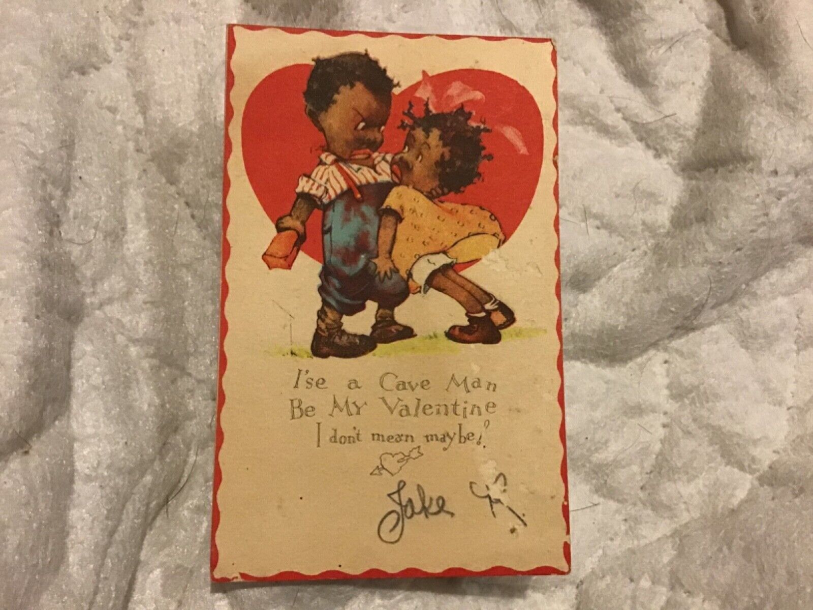 SUPER RARE VALENTINE POST CARD FROM EARLY 1900’s