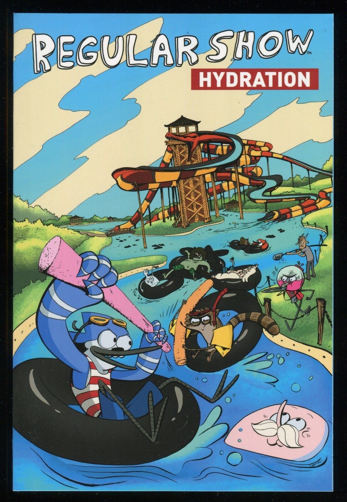Regular Show Hydration Trade Paperback TPB GN Cartoon Network\'s Mordecai & Rigby