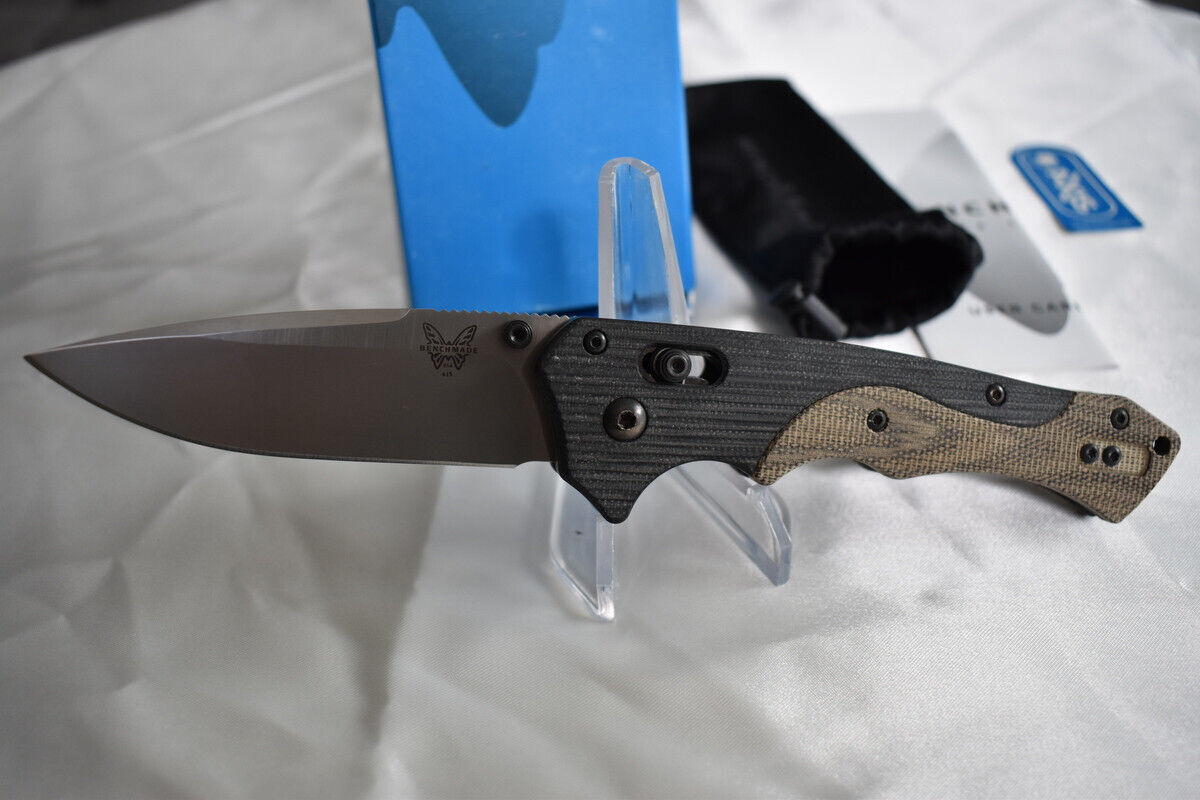 Benchmade Mini Rukus 615 Blackwood Knife NEW Condition