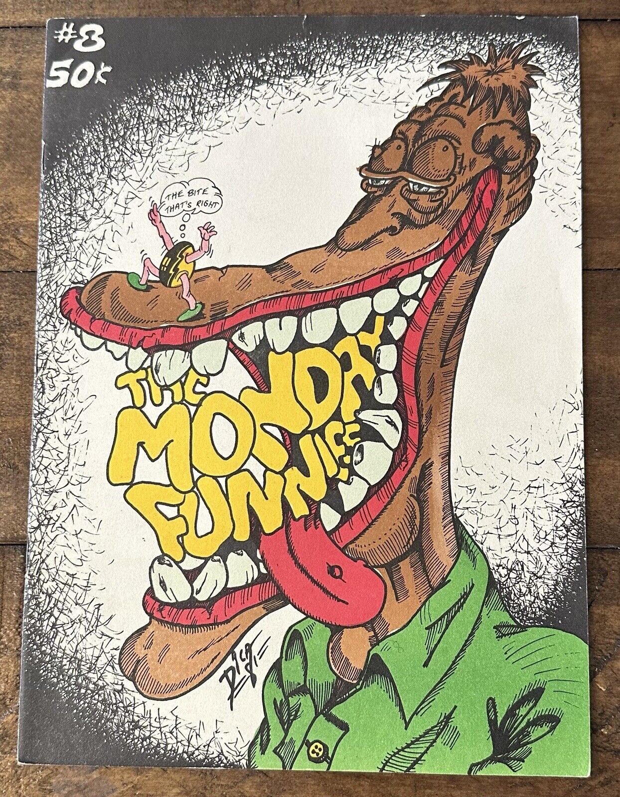 The Monday Funnies 8 Pastime Publications 1981 Portland Oregon Underground Comix