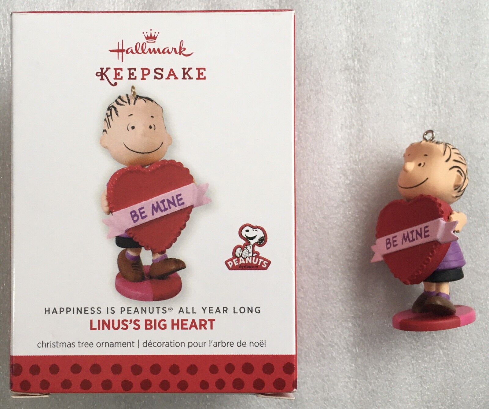 Hallmark Linus\'s Big Heart Happiness Is Peanuts #7 Keepsake Ornament Snoopy NEW