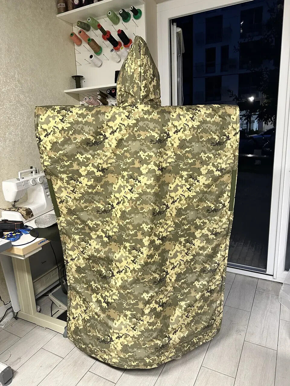 Anti-drone Double-sided camouflage cloak 280*100 cm