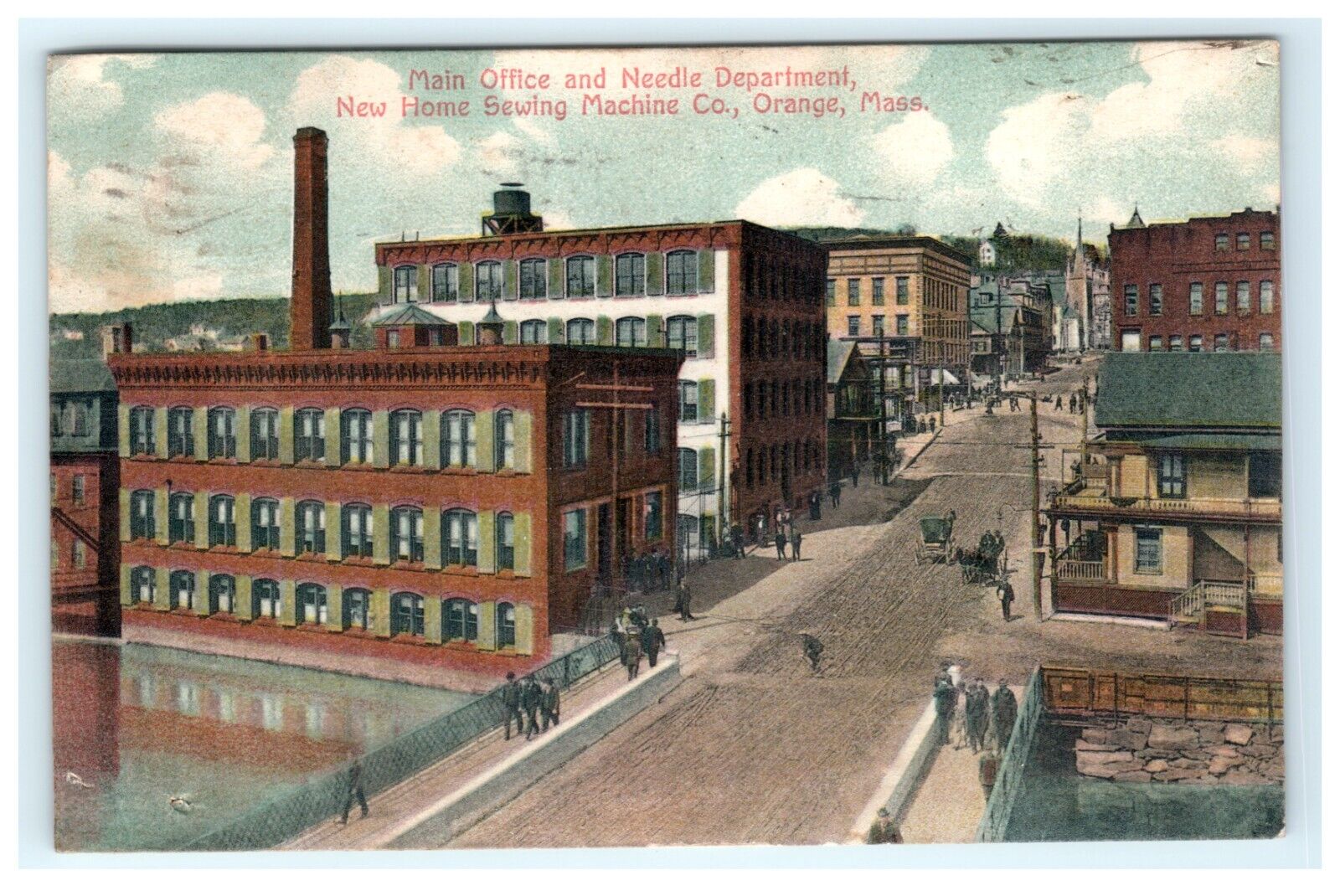 1910 Office Needle Dept New Home Sewing Machine Co. Orange MA Massachusetts