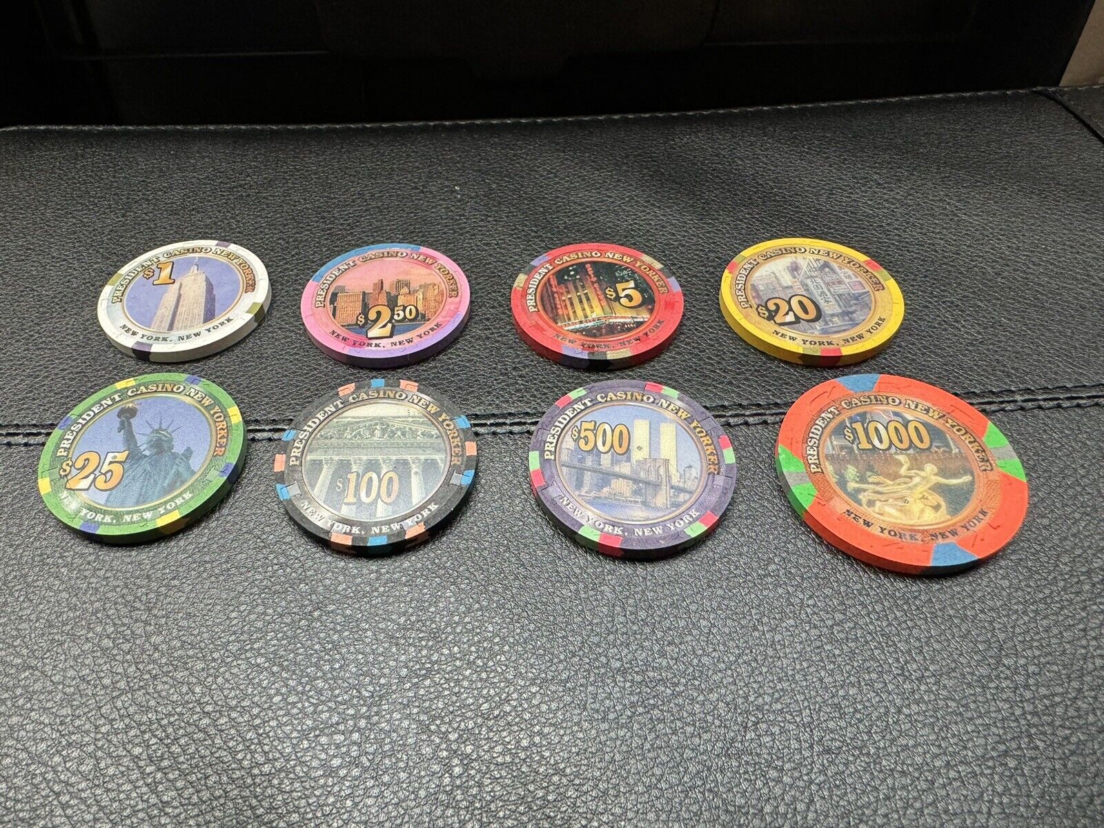 Paulson President Casino New Yorker Poker Chips