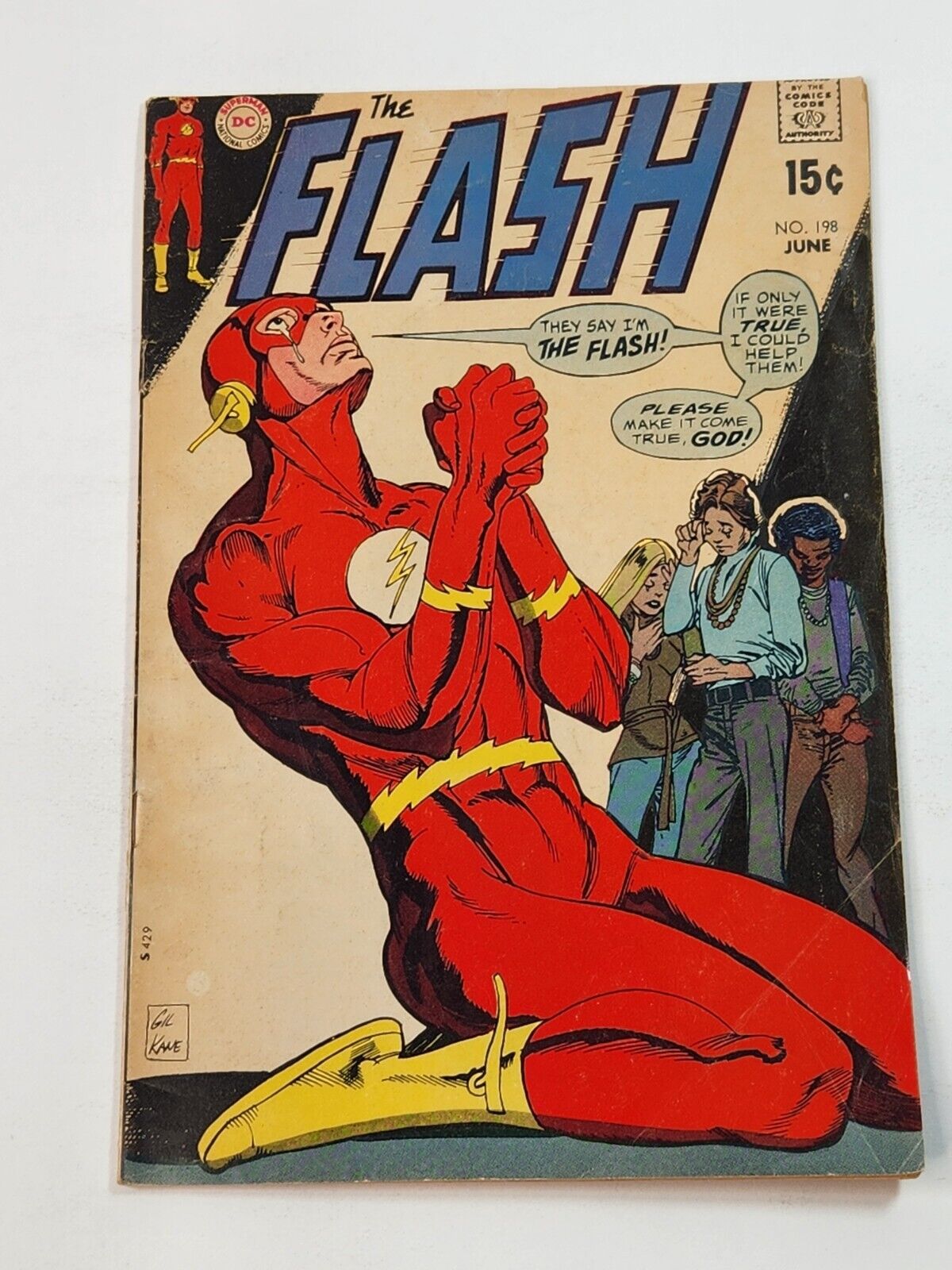 Flash 198 DC Comics 1st Solo Zatanna Story Early Bronze Age 1970