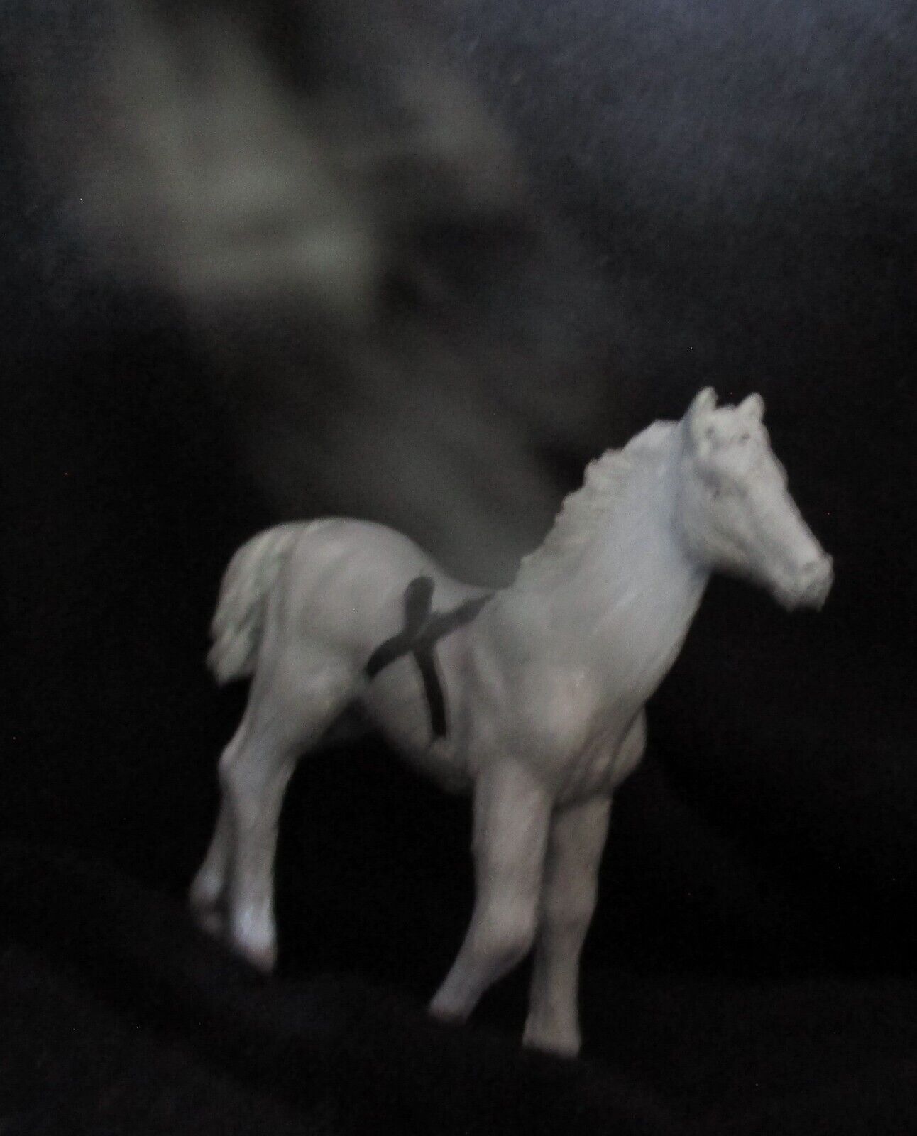 haunted 2 plastic horses spell cast by 13 witches Asteria Hermes God of Gifts