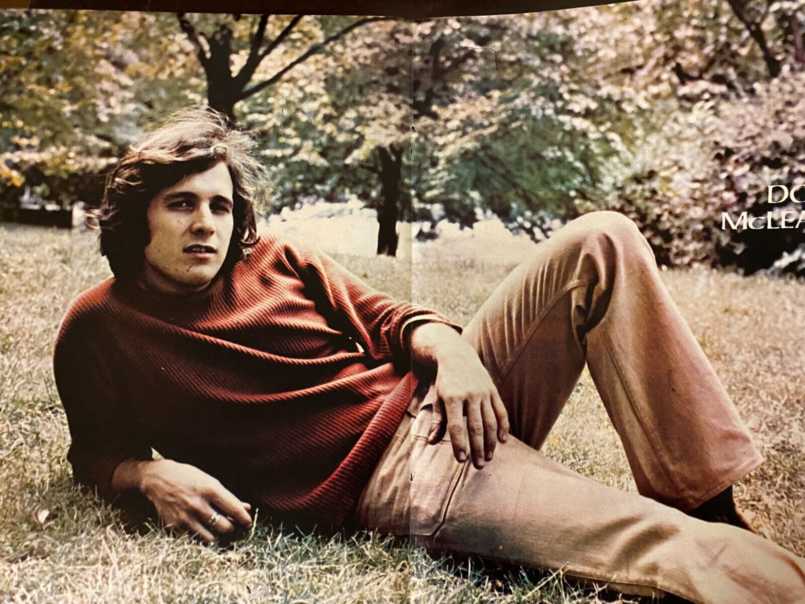 Don McLean, Two Page Vintage Centerfold Poster